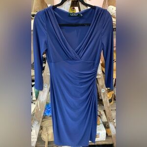 Ralph Lauren Royal Blue Long Sleeve Dress